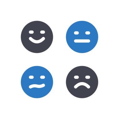 Şeffaf bir arkaplan üzerindeki emoji vektör çizimi. Konsept ve grafik tasarımı için mükemmel kalite sembolleri..