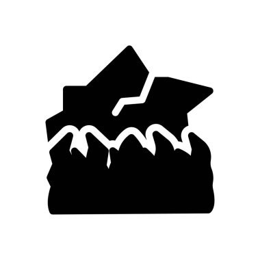 mountain vector illustration on a transparent background.Premium quality symbols.Glyphs icon for concept and graphic design. 