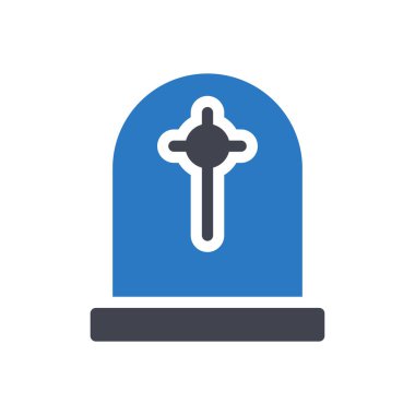 Şeffaf bir arkaplanda ölüm vektörü çizimi. Konsept ve grafik tasarım simgeleri.. 