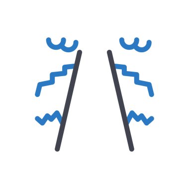 Şeffaf bir arkaplan üzerinde gökyüzü vektör çizimi. Konsept ve grafik tasarımı için özel kalite semboller..