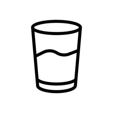 Şeffaf bir arkaplan üzerinde su vektörü çizimi. Premium kalite semboller. Konsept ve grafik tasarım için ince çizgi simgesi.