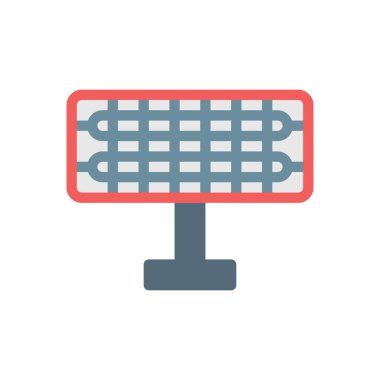 Şeffaf bir arkaplan üzerinde vektör çizimi ısıtılıyor. Konsept ve grafik tasarımı için prim kalite simgeleri..