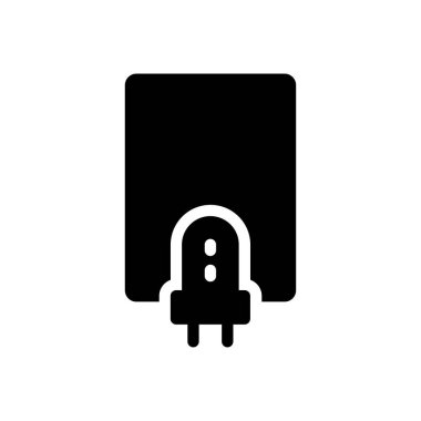 Şeffaf bir arkaplan üzerinde gayzer vektör çizimi. Konsept ve grafik tasarımı için mükemmel kalite sembolleri.. 