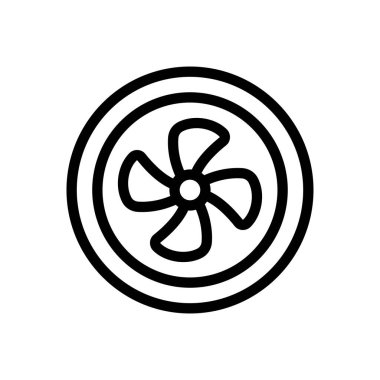 Şeffaf bir arkaplanda vektör çizimi soğutuluyor. Premium kalite sembolleri. Konsept ve grafik tasarım için ince çizgi simgesi. 