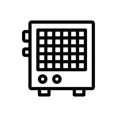 Saydam bir arkaplan üzerinde hava durumu vektör çizimi. Premium kalite sembolleri. Konsept ve grafik tasarım için ince çizgi simgesi.