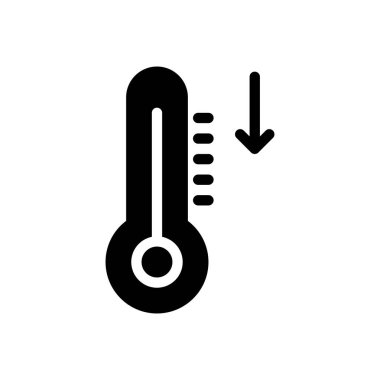 Şeffaf bir arkaplanda sıcaklık vektör illüstrasyonu. Konsept ve grafik tasarım için mükemmel kalite sembolleri.. 