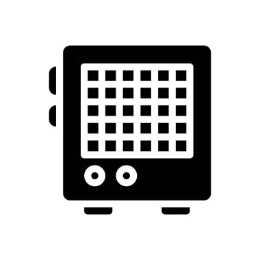 Şeffaf bir arkaplan üzerinde klima vektör illüstrasyonu. Konsept ve grafik tasarım için özel kalite semboller..