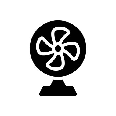 Saydam bir arkaplan üzerindeki fan vektör illüstrasyonu. Konsept ve grafik tasarımı için mükemmel kalite sembolleri.. 