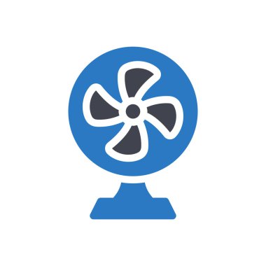 Saydam bir arkaplan üzerindeki fan vektör illüstrasyonu. Konsept ve grafik tasarımı için mükemmel kalite sembolleri..