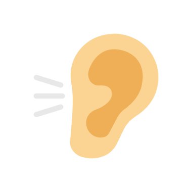 Şeffaf bir arkaplan üzerinde duyulan vektör illüstrasyonu.Konsept ve grafik tasarım için mükemmel kalite simgeleri.. 