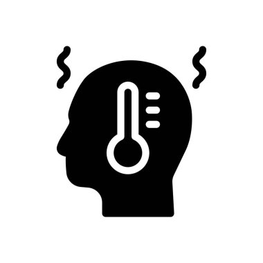Şeffaf bir arkaplanda sıcaklık vektör illüstrasyonu. Konsept ve grafik tasarım için mükemmel kalite sembolleri..