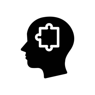 Şeffaf bir arkaplan üzerindeki bulmaca vektör çizimi. Konsept ve grafik tasarımı için özel kalite semboller.. 