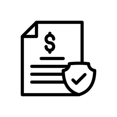 Saydam bir arkaplan üzerinde dolar vektör illüstrasyonu. Premium kalite semboller. Konsept ve grafik tasarım için ince çizgi simgesi.