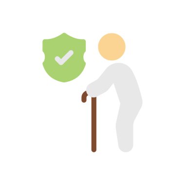 Şeffaf arkaplan üzerindeki eski vektör illüstrasyonu. Konsept ve grafik tasarımı için birinci sınıf kalite simgeler.. 