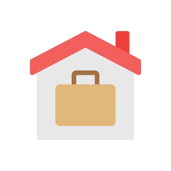 Home Job Vector Illustration Transparent Background Ícone Qualidade Premium Syms — Vetor de Stock