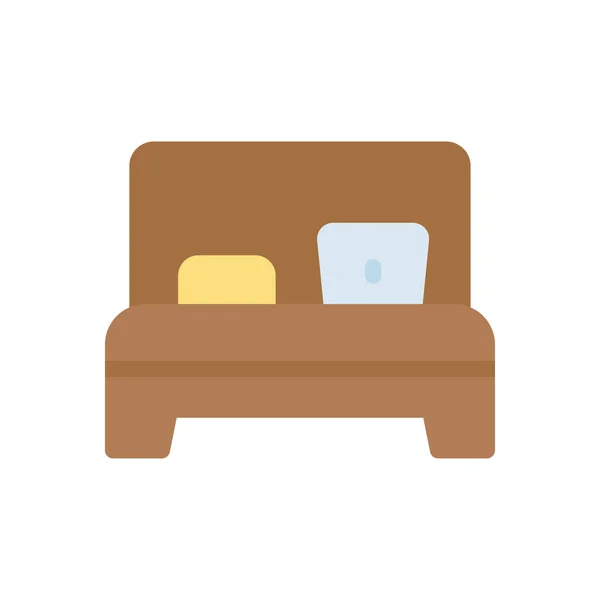 Bed Vector Premium Quality Symbols Stroke Icon Concept Graphic Design — 스톡 벡터