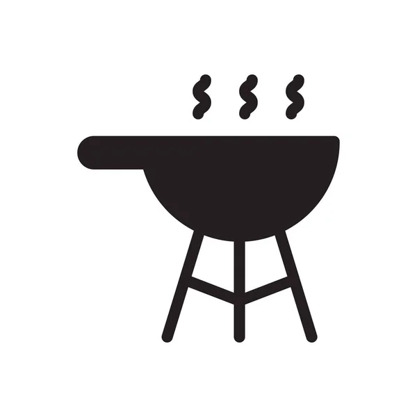 Grill Vector Illustration Transparent Background Premium Quality Symbols Glyphs Icon — Stock Vector