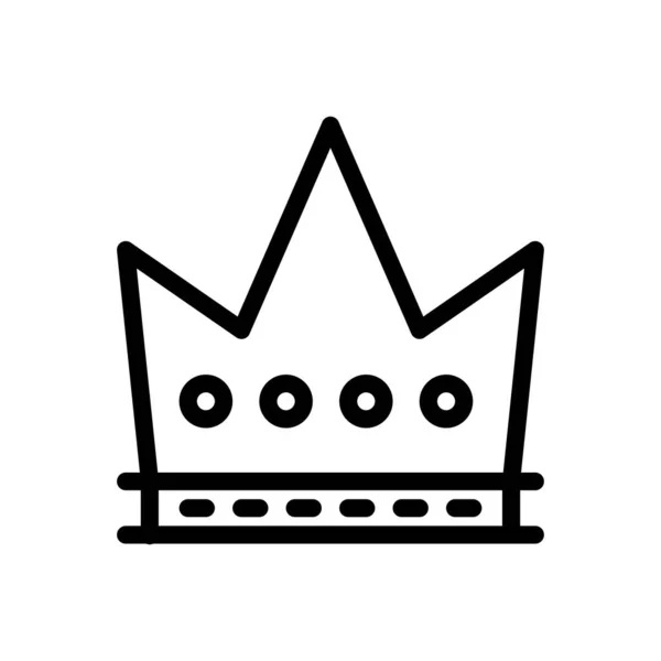 King Διανυσματική Απεικόνιση Διαφανές Φόντο Συμβολισμοί Υψηλής Ποιότητας Λεπτή Γραμμή — Διανυσματικό Αρχείο