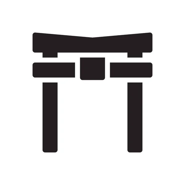 Tori Vector Illustration Transparent Background Premium Quality Symbols Glyphs Icon — 스톡 벡터
