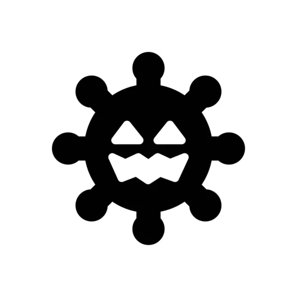 Corona Vektorillustration Auf Transparentem Hintergrund Symbole Premium Qualität Glyphen Symbol — Stockvektor