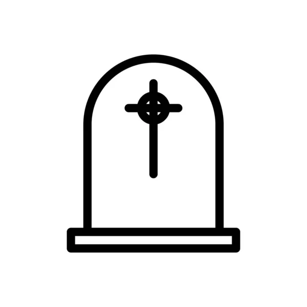 Todes Vektor Illustration Auf Transparentem Hintergrund Hochwertige Symbole Thin Line — Stockvektor