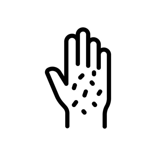 Ilustracja Wektora Wyprysku Ręki Przejrzystym Tle Symbole Jakości Premium Cienka — Wektor stockowy