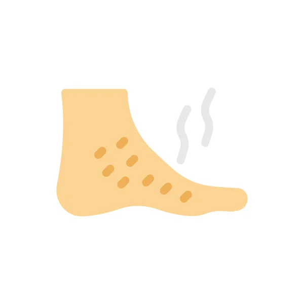 Foot Eczema Vector Illustration Transparent Background 프리미엄 Symbols Stroke Icon — 스톡 벡터