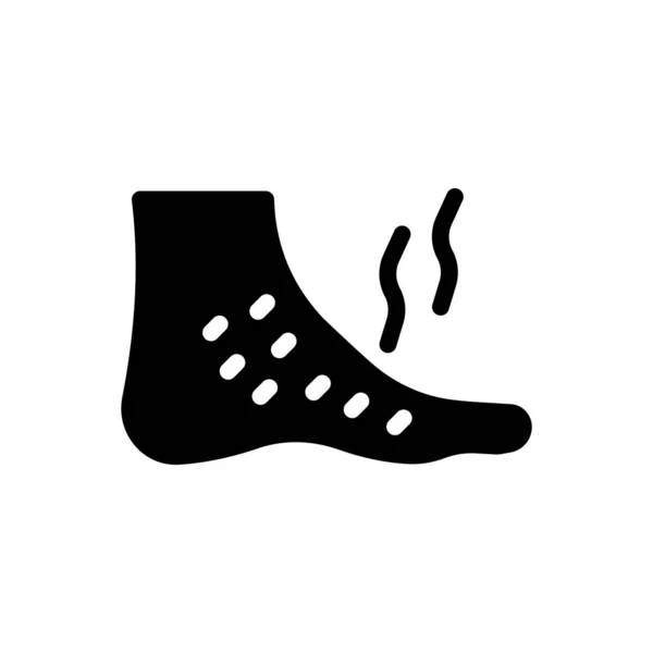 Foot Eczema Vector Illustration Transparent Background Premium Quality Symbols Glyphs — Stock Vector