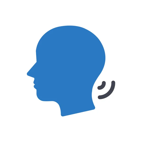 Headache Vector Illustration Transparent Background Premium Quality Symbols Glyphs Icon — 스톡 벡터