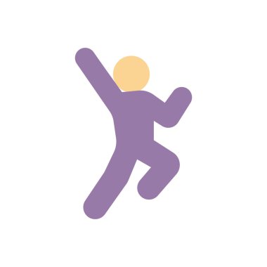 Saydam bir arkaplan üzerinde atlama vektör illüstrasyonu. Konsept ve grafik tasarımı için prim kalite simgeleri.. 