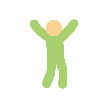 Saydam bir arkaplan üzerinde dans vektör illüstrasyonu. Konsept ve grafik tasarım için mükemmel kalite simgeleri..