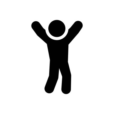 Şeffaf bir arkaplanda dans vektör illüstrasyonu. Konsept ve grafik tasarım için özel kalite semboller..