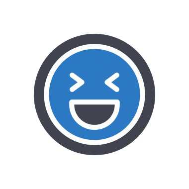 Şeffaf bir arkaplanda mutlu vektör illüstrasyonu. Konsept ve grafik tasarım simgeleri..