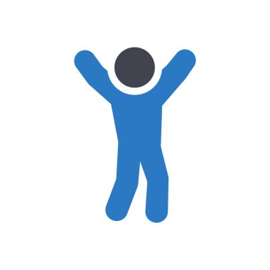 Şeffaf bir arkaplanda dans vektör illüstrasyonu. Konsept ve grafik tasarım için özel kalite semboller..