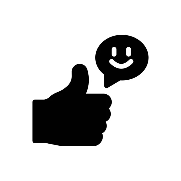 Thumbs Vector Illustration Transparent Background Premium Quality Symbols Glyphs Icon — Stock Vector
