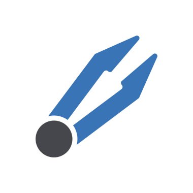 Saydam bir arkaplan üzerinde kırpıcı vektör illüstrasyonu. Konsept ve grafik tasarımı için özel kalite semboller..