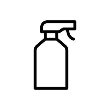 Şeffaf bir arkaplanda duş vektör çizimi. Konsept ve grafik tasarım için ince çizgi simgesi..