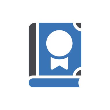 Şeffaf bir arkaplanda madalya vektör illüstrasyonu. Konsept ve grafik tasarım simgeleri için kaliteli semboller..