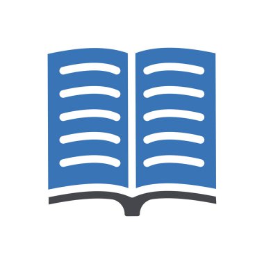 Saydam bir arkaplan üzerinde kitap vektör çizimi. Konsept ve grafik tasarım için mükemmel kalite sembolleri..