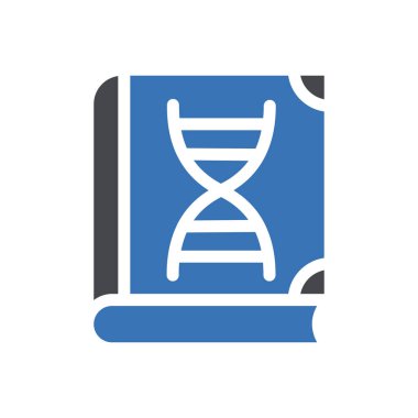 Saydam bir arkaplanda DNA vektör illüstrasyonu. Konsept ve grafik tasarımı için mükemmel kalite sembolleri..