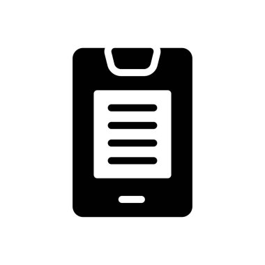 Şeffaf bir arkaplan üzerinde tablet vektör çizimi. Konsept ve grafik tasarımı için özel kalite semboller..