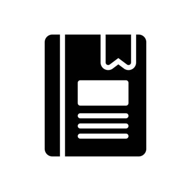 Saydam bir arkaplan üzerinde kitap vektör çizimi. Konsept ve grafik tasarım için mükemmel kalite sembolleri..