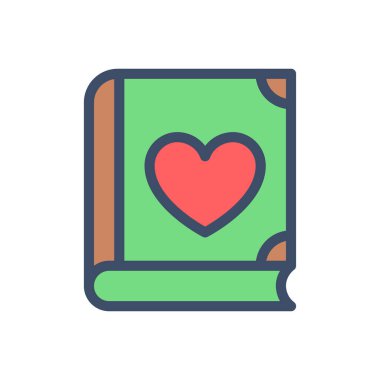 Şeffaf bir arkaplan üzerinde sevgi vektör illüstrasyonu. Konsept ve grafik tasarım için kaliteli semboller..