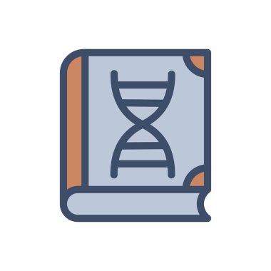 Saydam bir arkaplanda DNA vektör illüstrasyonu. Konsept ve grafik tasarım için premium kalite simgeleri..