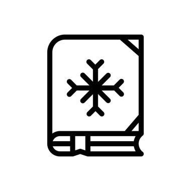 Şeffaf bir arkaplanda kar vektörü çizimi. Premium kalite semboller. Konsept ve grafik tasarım için ince çizgi simgesi.