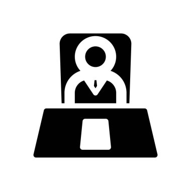 Şeffaf bir arkaplan üzerinde patron vektör çizimi. Konsept ve grafik tasarımı için mükemmel kalite sembolleri..