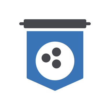 Saydam bir arkaplan üzerinde bowling vektörü çizimi. Konsept ve grafik tasarım simgeleri için kaliteli semboller..