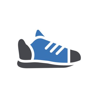 Saydam bir arkaplan üzerinde ayakkabı vektör illüstrasyonu. Konsept ve grafik tasarım için kaliteli semboller..