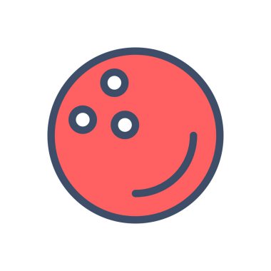 Saydam bir arkaplan üzerinde top vektör çizimi. Konsept ve grafik tasarım için premium kalite simgeleri..