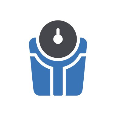 Şeffaf bir arkaplan üzerinde ağırlık vektör illüstrasyonu. Konsept ve grafik tasarım için mükemmel kalite sembolleri..